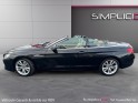 Bmw serie 6 cab f12 640d 313ch xdrive exclusive a cabriolet caméra 360 cuir blanc occasion simplicicar labarthe simplicicar...