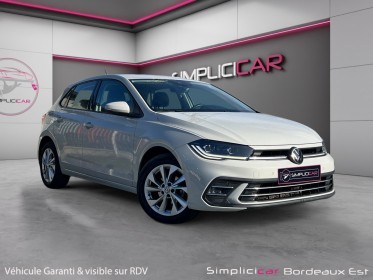 Volkswagen polo 1.0 tsi 95 ss bvm5 style entretien vw car play attelage garantie 12mois occasion simplicicar bordeaux ...