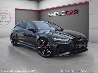 Audi rs6 c8 avant 4,0 v8 tfsi 600 ch malus paye full black echappement rs matrix laser pack design rs gris suivi audi......