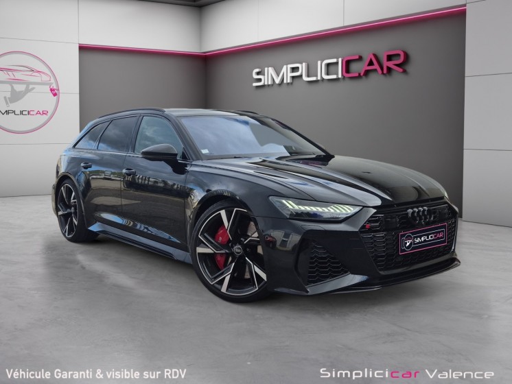 Audi rs6 c8 avant 4,0 v8 tfsi 600 ch malus paye full black echappement rs matrix laser pack design rs gris suivi audi......