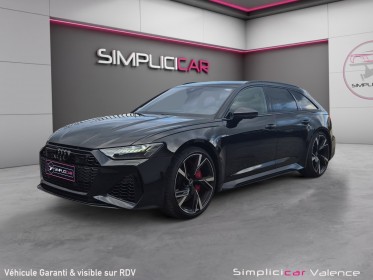 Audi rs6 c8 avant 4,0 v8 tfsi 600 ch malus paye full black echappement rs matrix laser pack design rs gris suivi audi......