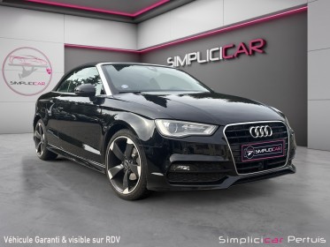 Audi a3 cabriolet 1.4 tfsi  150 cv s line entretien complet audi très bon état garantie 12 mois occasion simplicicar...
