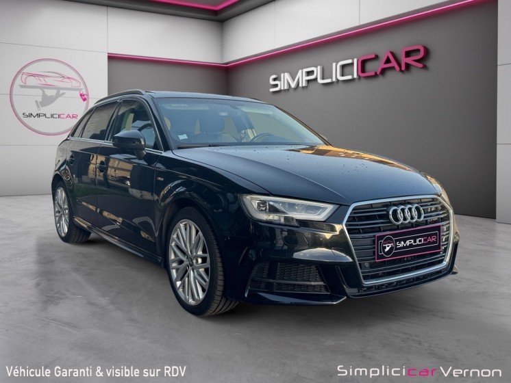 Audi a3 sportback 1.6 tdi 110 s line toit ouvrant siège chauffant chauffage à distance garantie 12 mois occasion...