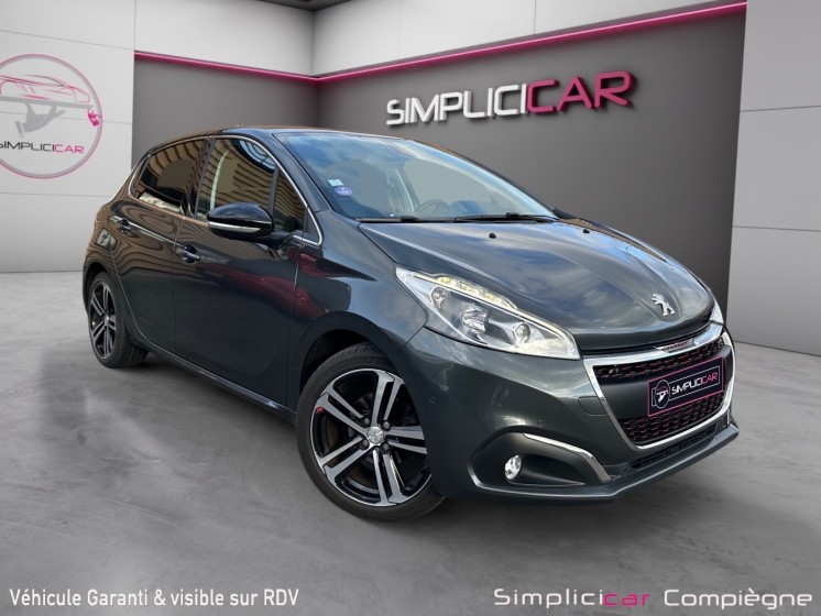 Peugeot 208 gt line 110ch - suivi complet - premiere main - distrib ok - occasion simplicicar compiegne simplicicar...