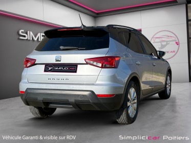 Seat arona 1.0 ecotsi 115 ch start/stop bvm6 style carplay radar av ar garantie 12 mois occasion simplicicar poitiers...