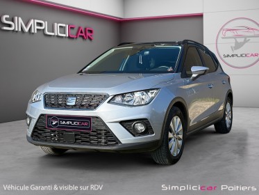 Seat arona 1.0 ecotsi 115 ch start/stop bvm6 style carplay radar av ar garantie 12 mois occasion simplicicar poitiers...