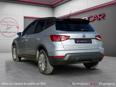 Seat arona 1.0 ecotsi 115 ch start/stop bvm6 style carplay radar av ar garantie 12 mois occasion simplicicar poitiers...