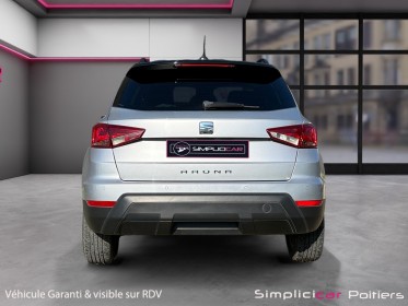 Seat arona 1.0 ecotsi 115 ch start/stop bvm6 style carplay radar av ar garantie 12 mois occasion simplicicar poitiers...