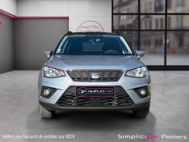 Seat arona 1.0 ecotsi 115 ch start/stop bvm6 style carplay radar av ar garantie 12 mois occasion simplicicar poitiers...