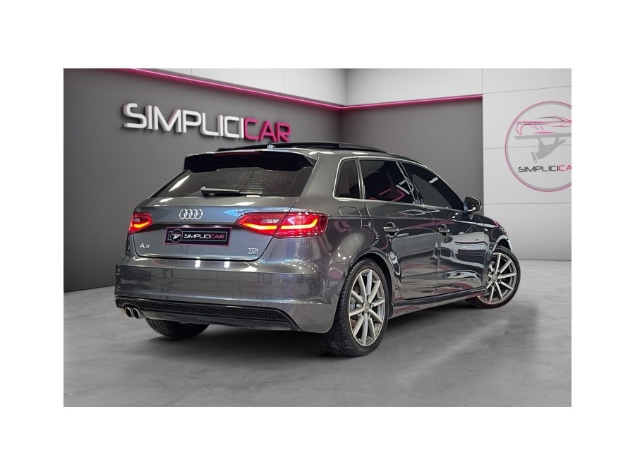 AUDI d'occasion A3 2.0 TDI 184 S LINE QUATTRO S TRONIC de 2013 Annecy
