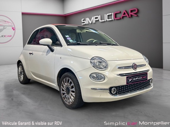 Fiat 500c serie 6 euro 6d 1.2 69ch lounge cabriolet garantie 12 mois occasion montpellier (34) simplicicar simplicibike france