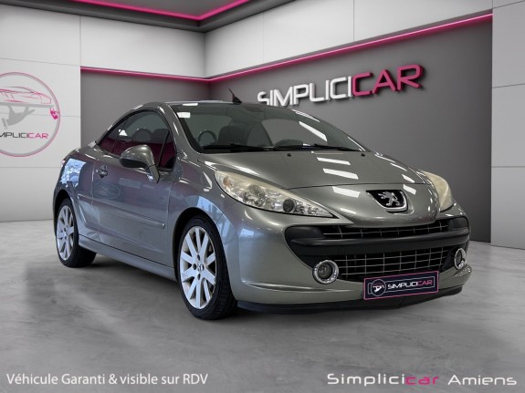 Peugeot 207 cc 1.6 hdi 16v 110ch blue lion féline occasion simplicicar amiens  simplicicar simplicibike france