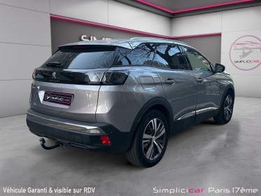 Peugeot 3008 130 cv allure/garantie 12 mois/ouverture sans clef/virtual cockpit/attelage/camera de recule occasion paris...