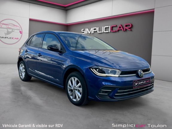 Volkswagen polo 1.0 tsi 95 ss bvm5 style garantie 12 mois  seulement 325 km garantie occasion simplicicar toulon est...