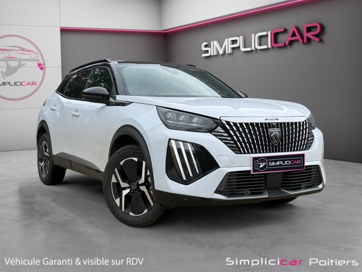 Peugeot 2008 1.2 hybrid 145 ch gt carplay état neuf garantie constructeur 24 mois occasion simplicicar poitiers simplicicar...