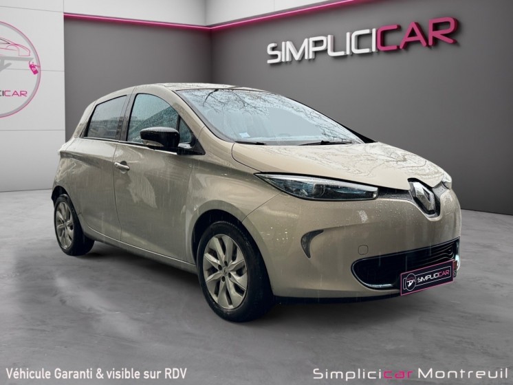Renault zoe zen batterie incluse garantie 12 mois européenne occasion montreuil (porte de vincennes)(75) simplicicar...