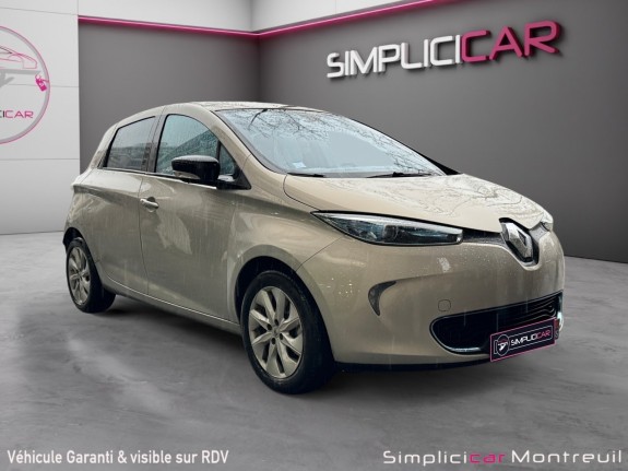 Renault zoe zen batterie incluse garantie 12 mois européenne occasion montreuil (porte de vincennes)(75) simplicicar...