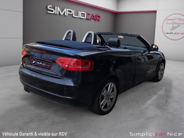Audi a3 cabriolet 1.8 tfsi 160 s line s-tronic exclusive occasion  simplicicar nice - pfvauto simplicicar simplicibike france