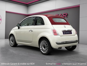 Fiat 500 0.9 85 ch twinair lounge cabriolet climatisation bi-zone bluetooth garantie 12 mois occasion simplicicar...