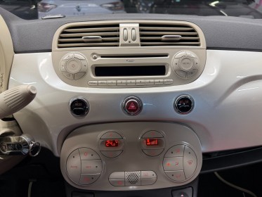 Fiat 500 0.9 85 ch twinair lounge cabriolet climatisation bi-zone bluetooth garantie 12 mois occasion simplicicar...