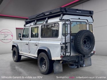 Land rover 110 defender td5 entiÈrement amÉnagÉ et ÉquipÉ road trip carplay tente de toit douchette panneau solaire...