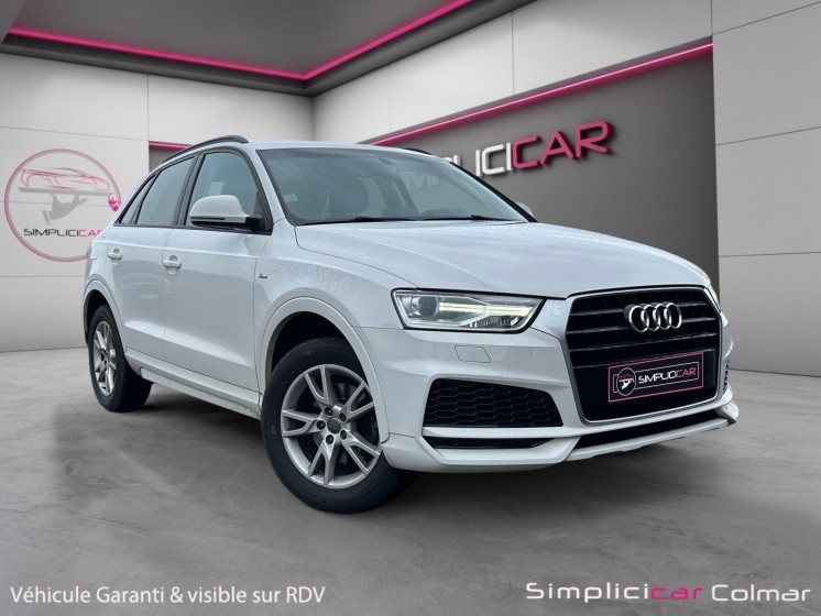 Audi q3 1.4 tfsi cod ultra 150ch s line sièges chauffants suivi audi garantie 12 mois occasion simplicicar colmar...