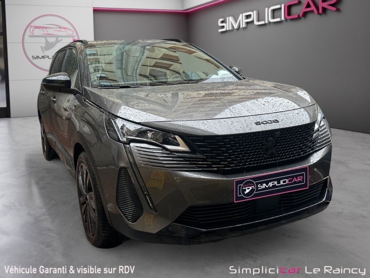 Peugeot 5008 bluehdi 130ch ss eat8 gt full options suivi complet peugeot garantie 12 mois occasion simplicicar le raincy...