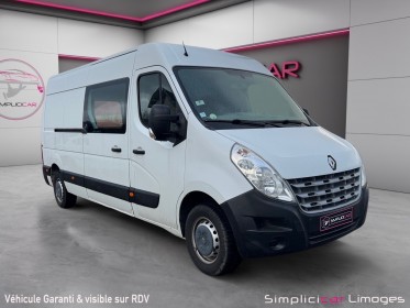 Renault master fourgon gn l3h2 3.5t 2.3 dci 125 confort euro 5 garantie 12 mois occasion simplicicar limoges  simplicicar...