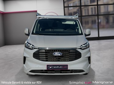 Ford transit custom fourgon 320 l1 2.0 ecoblue 136 ch limited attelage galerie carplay camera de recul garantie occasion...