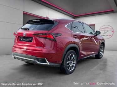 Lexus nx nx 300h 4wd luxe - gps - cuir - français - suivi lexus - caméra - garantie 12 mois occasion simplicicar genevois...