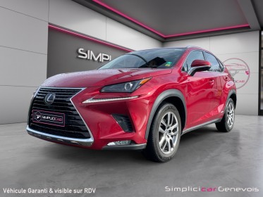 Lexus nx nx 300h 4wd luxe - gps - cuir - français - suivi lexus - caméra - garantie 12 mois occasion simplicicar genevois...