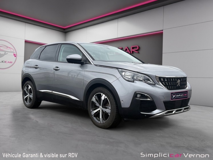 Peugeot 3008 1.6 bluehdi 120ch ss bvm6 bc allure entretien constructeur carplay/android auto caméra 360° keyless...