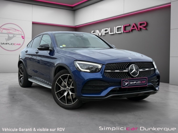 Mercedes glc coupe 300 d 9g-tronic 4matic amg line toit ouvrant caméra 360 jantes 20’ virtual cockpit garantie... occasion...