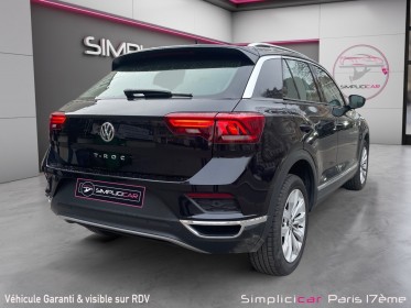 Volkswagen t-roc 1.5 tsi 150 evo start/stop dsg7 carat/ garantie 12 mois / camÉra de recul occasion paris 17ème (75)(porte...