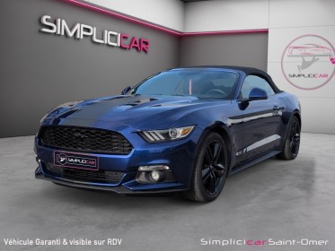 Ford mustang convertible 2.3 ecoboost 317 garantie 12 mois occasion simplicicar saint-omer simplicicar simplicibike france