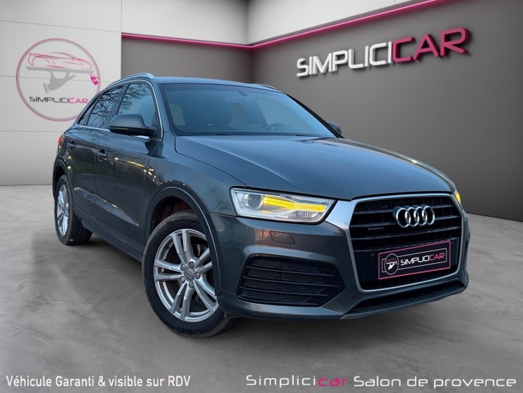 Audi q3 q3 2.0 tdi 184 ch s tronic 7 quattro s line - caméra/garantie 12 mois occasion simplicicar salon de provence...