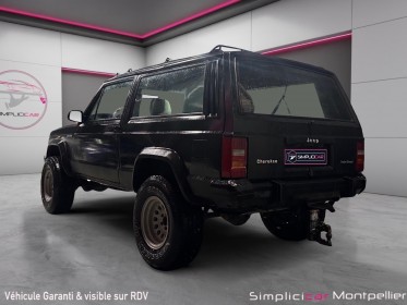 Jeep cherokee 88 ch td xj 2.1 vidange boite et pont a jour pneu neuf occasion montpellier (34) simplicicar simplicibike france