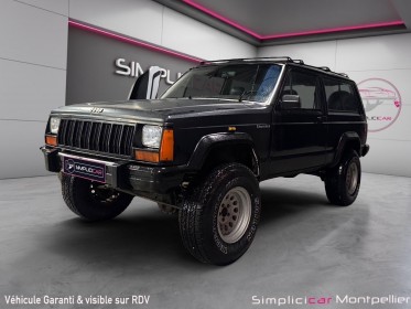 Jeep cherokee 88 ch td xj 2.1 vidange boite et pont a jour pneu neuf occasion montpellier (34) simplicicar simplicibike france