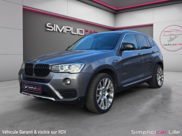 Bmw x3 f25 lci xdrive30d 258ch xline a / suivi bmw / caméra de recul / sièges chauffants occasion simplicicar lille ...