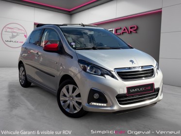 Peugeot 108 82ch 1.2 bvm5 envy top! / toit ouvrant / ideal jeune permis / full entretien occasion simplicicar orgeval ...