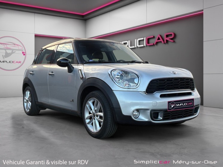 Mini countryman 1.6li 16v turbo 184 chevaux  cooper s all4 toit ouvrant garantie 12 mois occasion simplicicar mery-sur-oise...