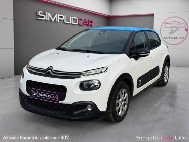 Citroen c3 bluehdi 100 ss bvm5 shine  suivi constructeur avec attelage occasion simplicicar lille  simplicicar simplicibike...
