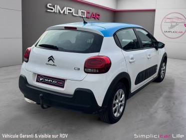 Citroen c3 bluehdi 100 ss bvm5 shine  suivi constructeur avec attelage occasion simplicicar lille  simplicicar simplicibike...