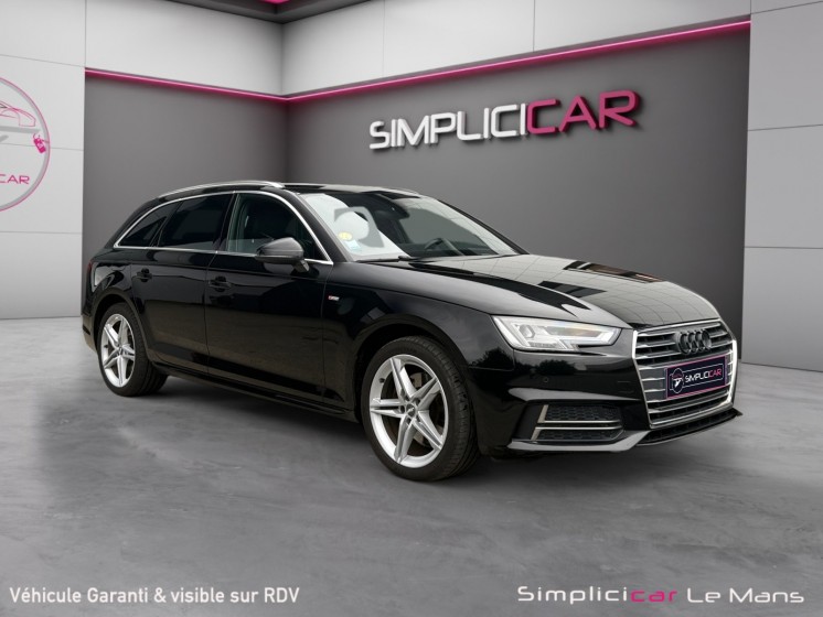 Audi a4 avant 2.0 tdi 150 s line coffre electrique  garantie 12 mois occasion simplicicar le mans simplicicar simplicibike...