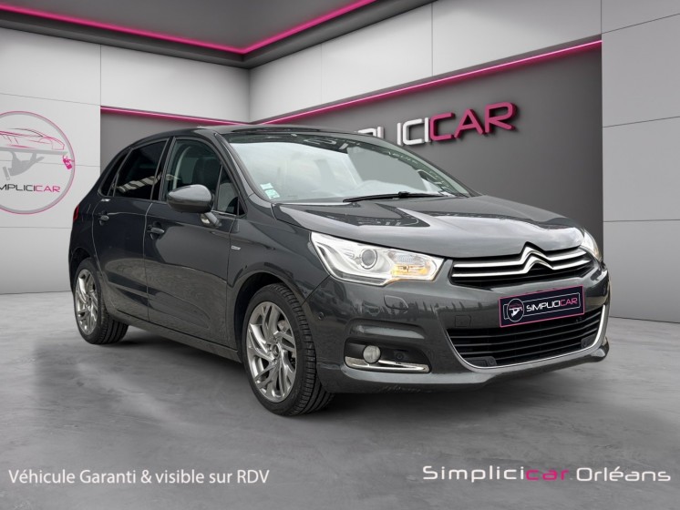 Citroen c4 c4 e-hdi 115 exclusive  etg6 toit pano radar av/ar bluetooth garantie 12 mois occasion simplicicar orleans...