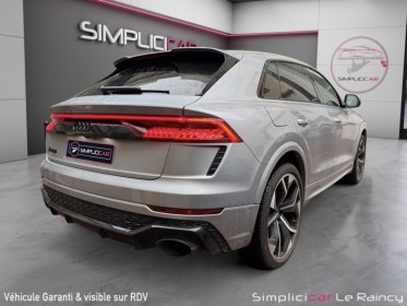 Audi rs q8 tfsi 600 ch tiptronic 8 quattro full entretiens audi toutes options francais garantie 12 mois occasion simplicicar...