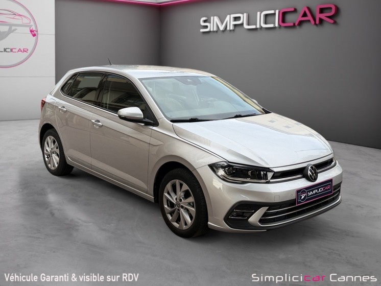 Volkswagen polo 1.0 tsi 95 ss bvm5 style occasion cannes (06) simplicicar simplicibike france