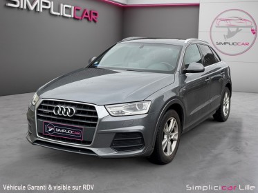 Audi q3 q3 2.0 tdi 150 ch s tronic 7 quattro s line suivi constructeur toit panormaique 4 pneus neige offerts occasion...