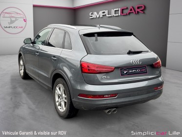 Audi q3 q3 2.0 tdi 150 ch s tronic 7 quattro s line suivi constructeur toit panormaique 4 pneus neige offerts occasion...