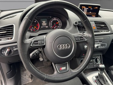 Audi q3 q3 2.0 tdi 150 ch s tronic 7 quattro s line suivi constructeur toit panormaique 4 pneus neige offerts occasion...
